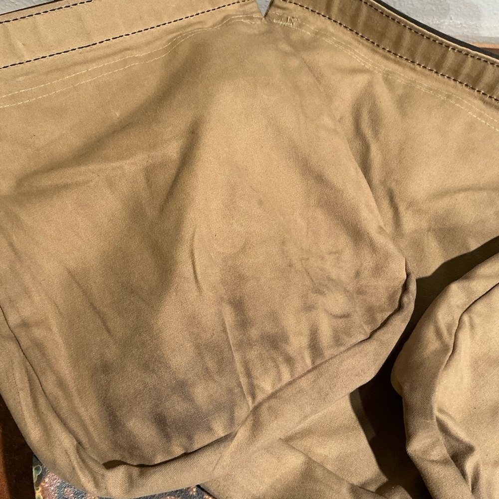 C.C. Filson tan canvas hunting pouch belt - Picture 7 of 14